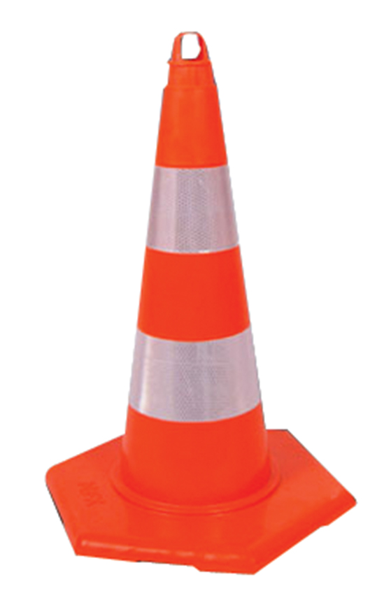 Trafik Konisi Esnek 75 CM Çift Fosfor